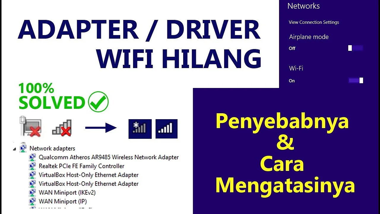 Driver WiFi Hilang: Penyebab, Analisis, dan Solusi Praktis