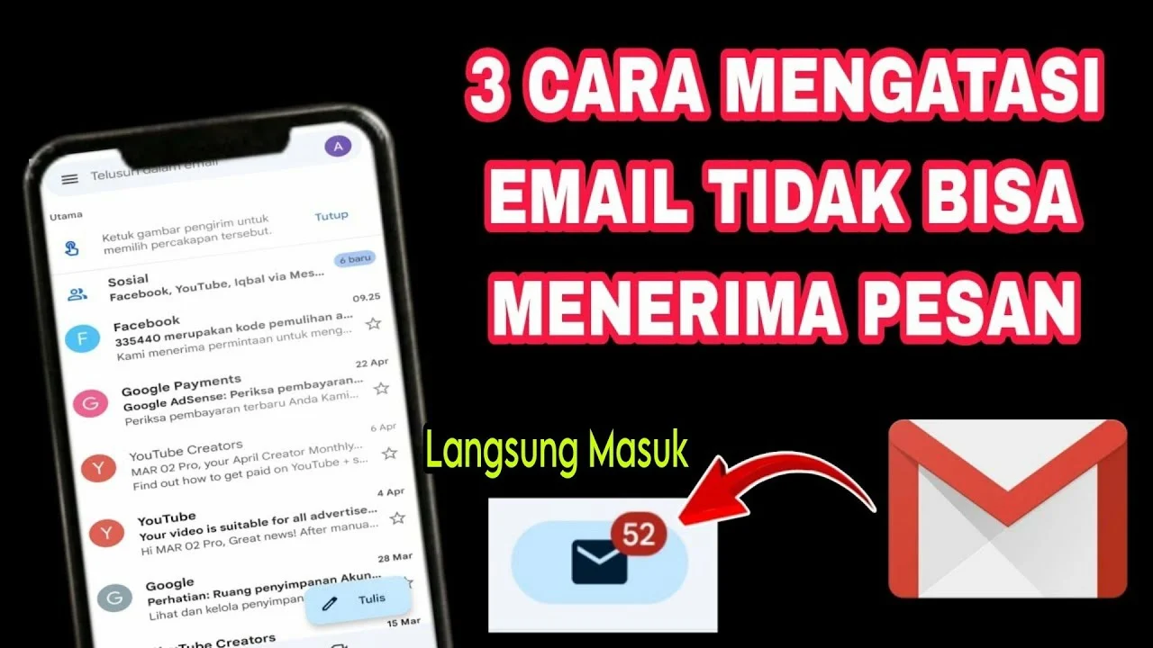 email tidak bisa menerima pesan: Penyebab & Solusi Praktis
