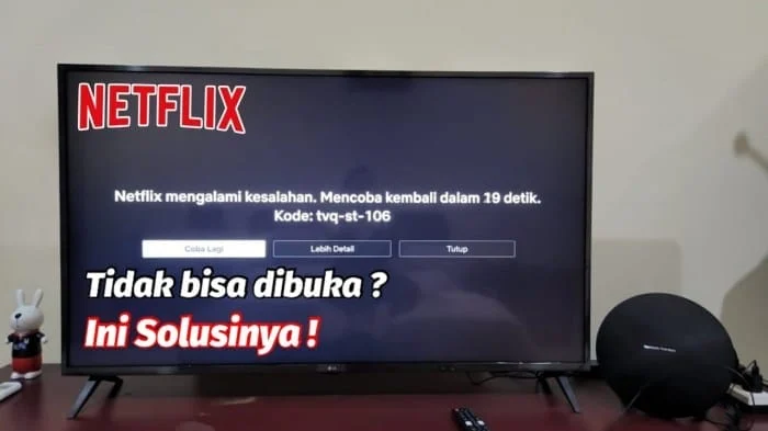 Netflix tidak bisa dibuka di TV – Solusi & Analisis