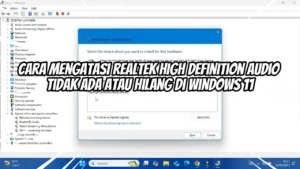 Realtek Tidak Muncul – Solusi Lengkap untuk Audio yang Hilang