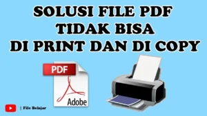 Tidak Bisa Print ke PDF? Solusi Praktis dan Analisis Teknis
