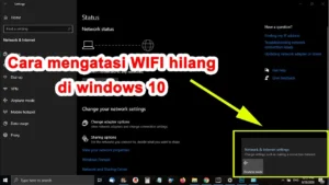 wifi option hilang dari pengaturan – Penyebab & Solusi Praktis