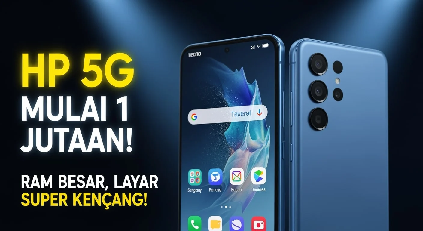 5 Smartphone 5G Termurah 2026 Mulai Rp1,7 Juta: Gaming Gahar, Kamera 50 MP, dan Baterai Tahan Lama!