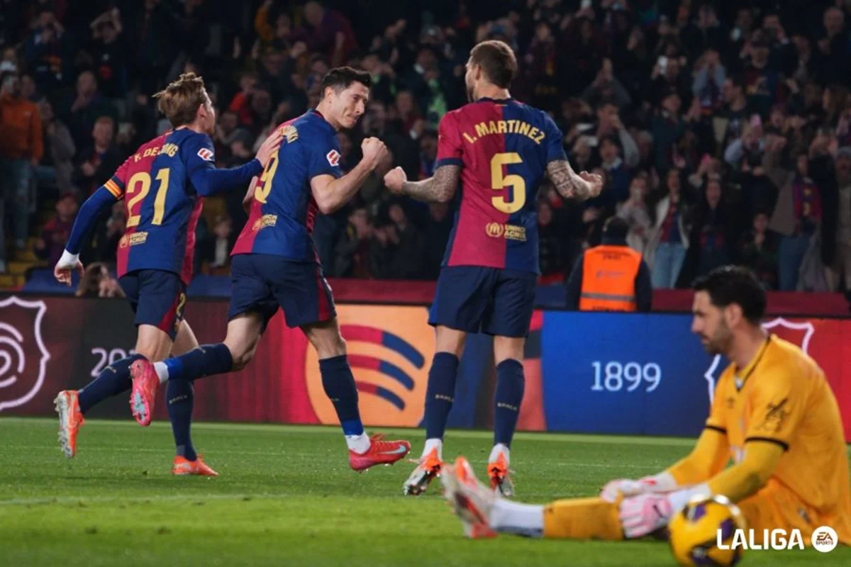 Barcelona Raih Kemenangan Tipis 1-0 atas Rayo Vallecano, Catat Rekor Penonton di Camp Nou