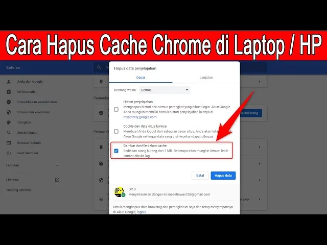 Cara Membersihkan Cache Browser Chrome untuk Performa Lebih Cepat