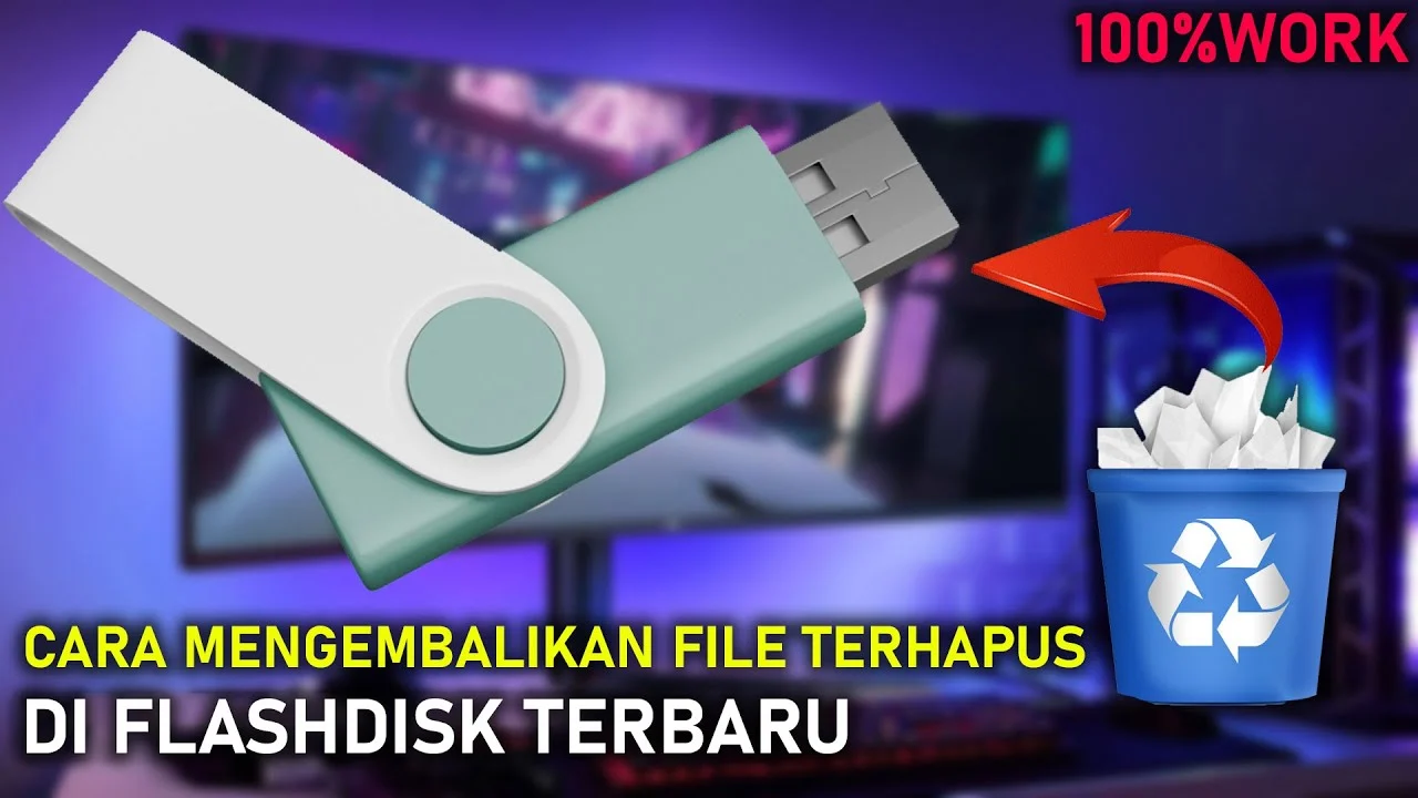 Cara memulihkan file yang terhapus di flashdisk secara mudah dan cepat