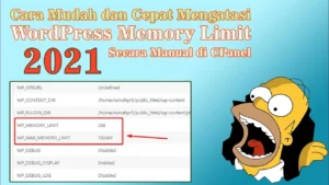 Cara Mengatasi Memory Limit WordPress: Panduan Praktis