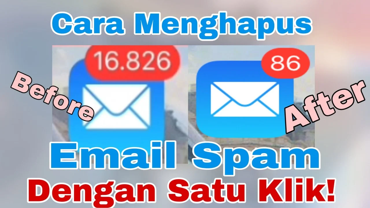 Cara menghapus email spam otomatis dengan efektif