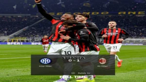Derby della Madonnina: AC Milan Raih Kemenangan Tipis 1-0 Atas Inter, Inter Tetap Puncak Klasemen Serie A