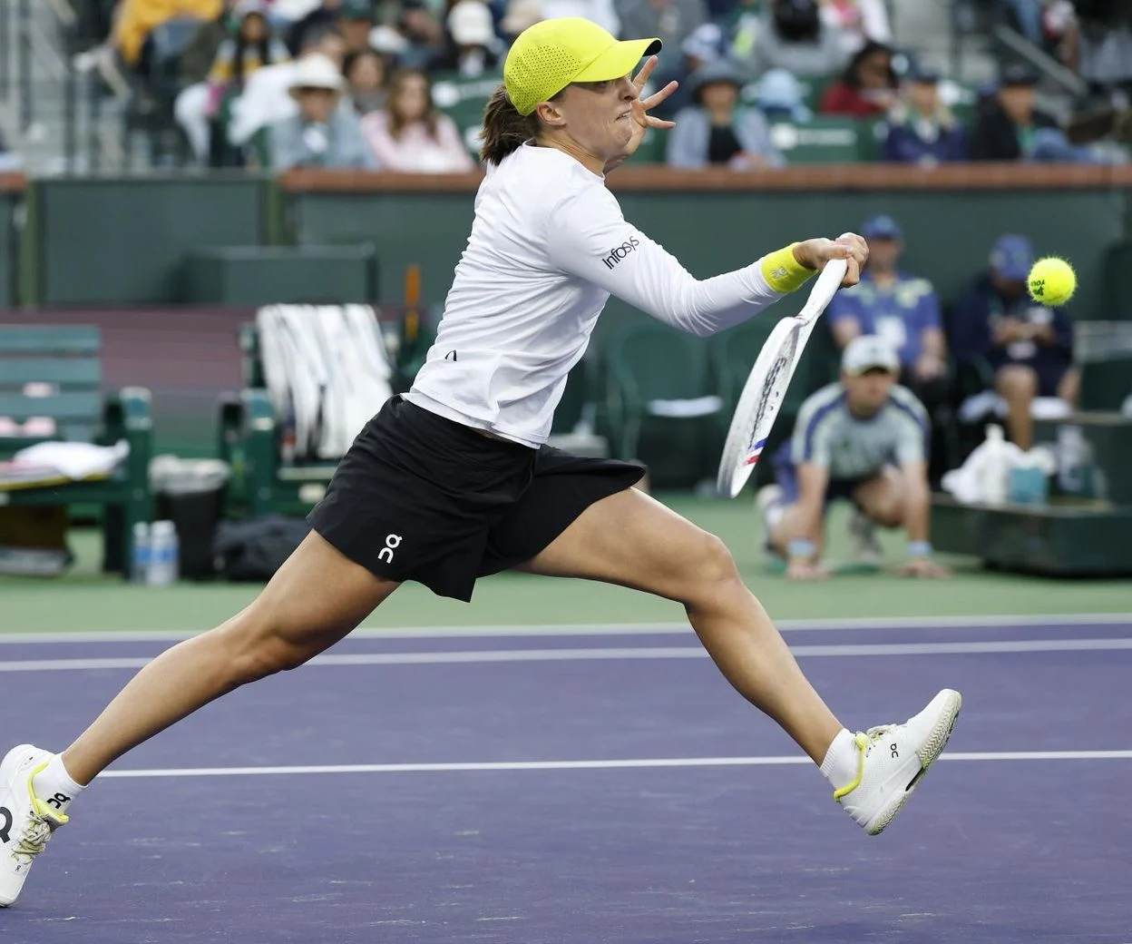 Drama di Indian Wells: Iga Świątek Geliat Mengatasi Kayla Day dan Menuju Babak Ketiga