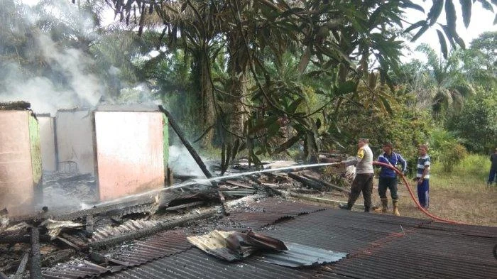Dua Rumah di Lebong, Bengkulu Hangus Terbakar: Diduga Korsleting Listrik Bikin Kerugian Rp150 Juta