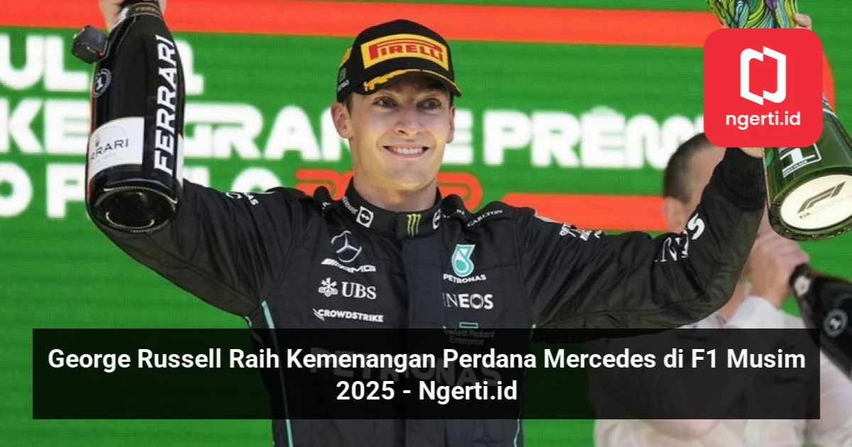 George Russell Raih Kemenangan Pertama Musim F1 2026 di Melbourne, Mercedes Dominasi Satu‑dua