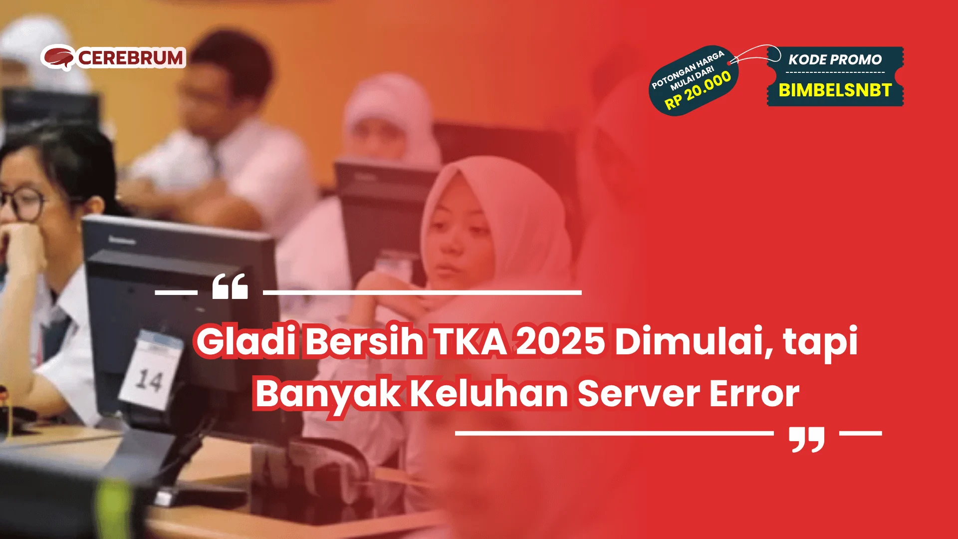 Gladi Bersih TKA SD‑SMP 2026 Dimulai: Persiapan Seleksi Murid Baru di Tengah Kebijakan Media Sosial Baru