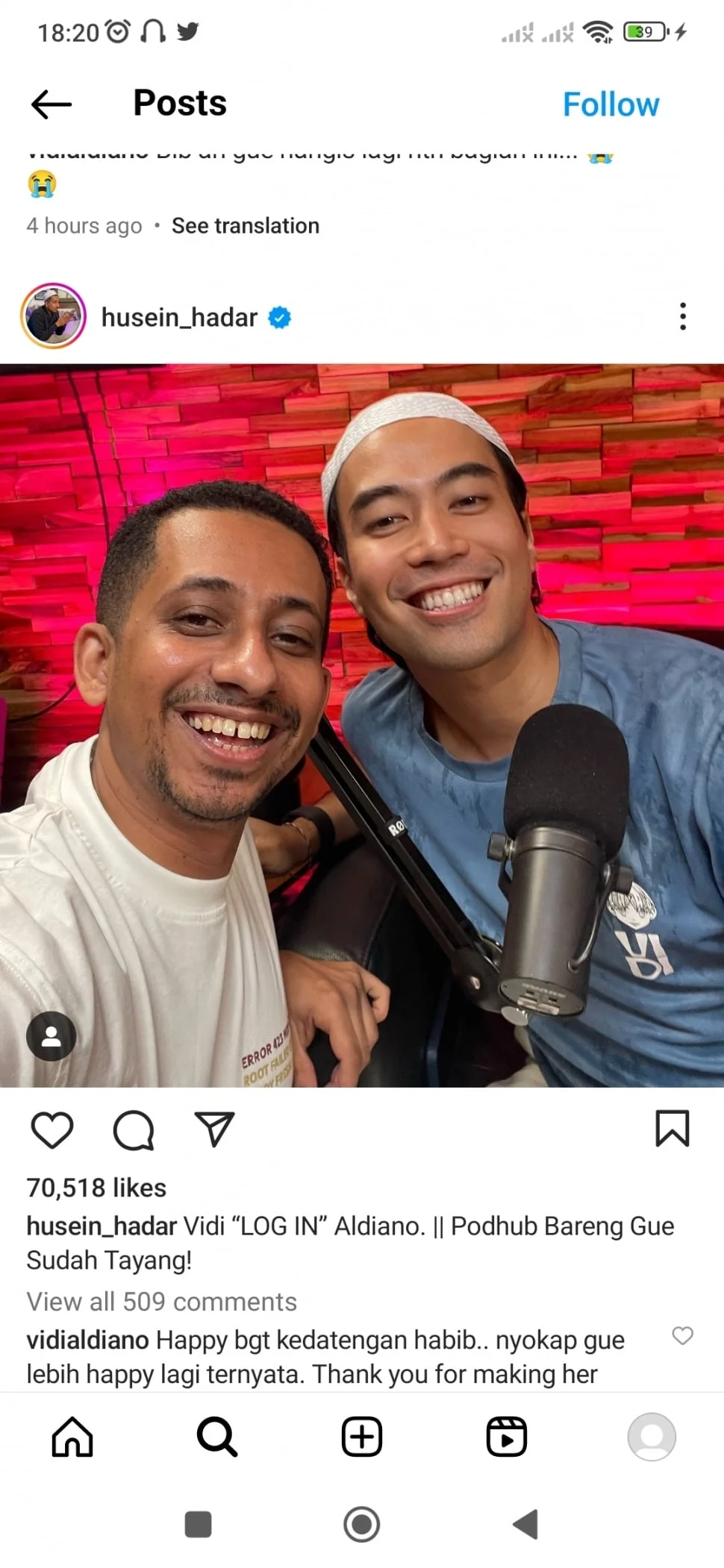 Habib Ja'far Ungkap Vidi Aldiano Kembali ke Allah sebagai Pribadi Baik; Momen Mengharukan Ayahnya di Hadapan Sang Ulama