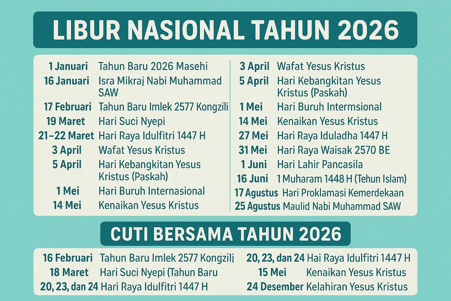 Jadwal Misa Pekan Suci dan Libur Nasional Paskah 2026: Apa yang Perlu Diketahui Umat Kristiani di Jakarta