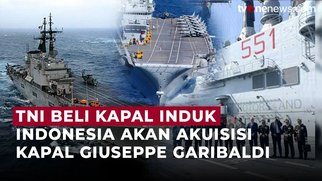 Kejutan Besar! Parlemen Italia Tunda Hibah Kapal Induk Garibaldi ke Indonesia—Apa Dampaknya?