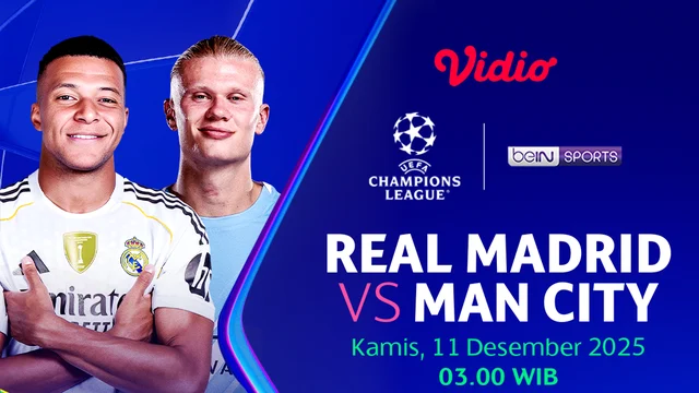 Liga Champions 2025/2026: Real Madrid vs Manchester City Disiarkan Eksklusif di beIN Sport 1, Jadwal Lengkap Babak 16 Besar dan Pilihan Streaming