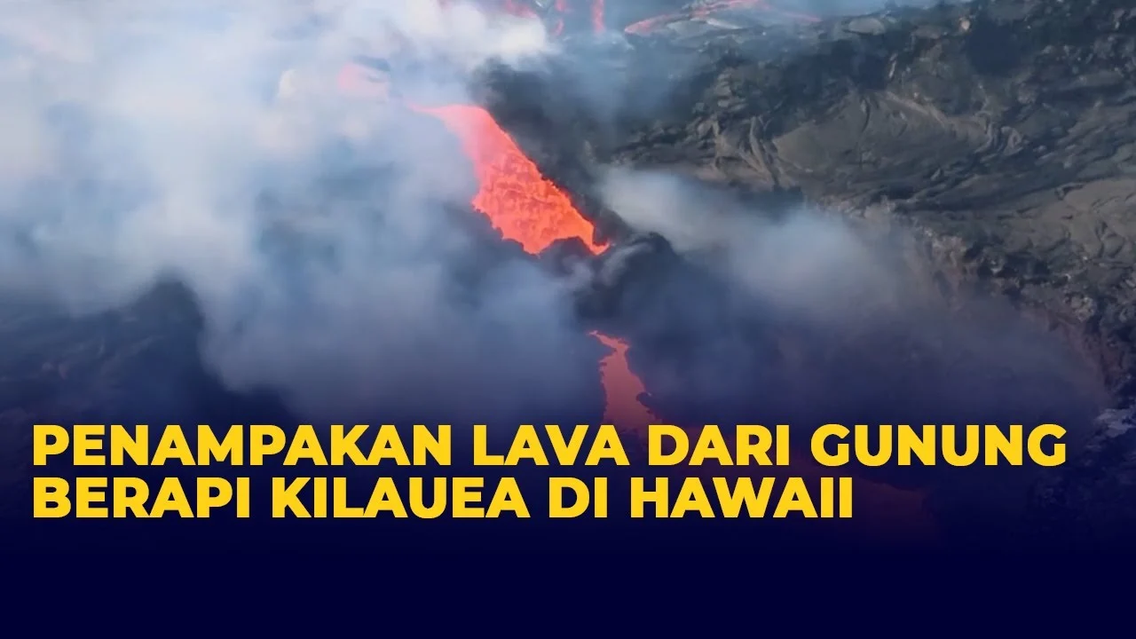 Misteri Lava Setinggi Dua Monas: Mengapa Gunung Berapi Kilauea Menyimpan Lava di Dalam Kawahnya?