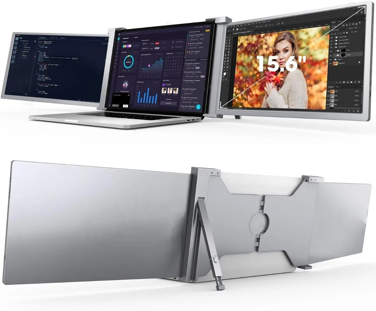 Monitor Tri‑Fold 28 Inci Pertama di Dunia, Kini Bisa Masuk Tas Laptop!