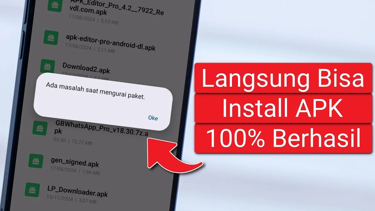 Paket tampak rusak saat install aplikasi – Penyebab & Solusi Praktis