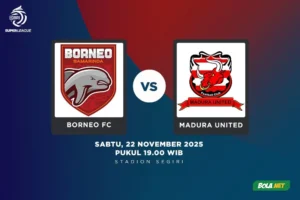 Prediksi Panas: Borneo FC vs Madura United, Pesut Etam Siap Genggam Kemenangan di Ratu Pamelingan