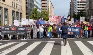 Ratusan Ribu Warga AS Turun ke Jalan dari LA hingga New York Protes Rencana Invasi Darat Trump ke Iran