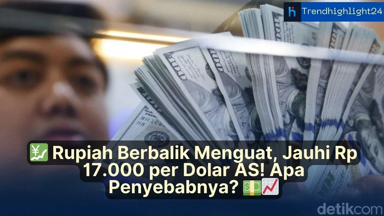Rupiah Merosot Menjelang Lebaran: Mendekati Rp17.000 per Dolar, Apa Penyebabnya?