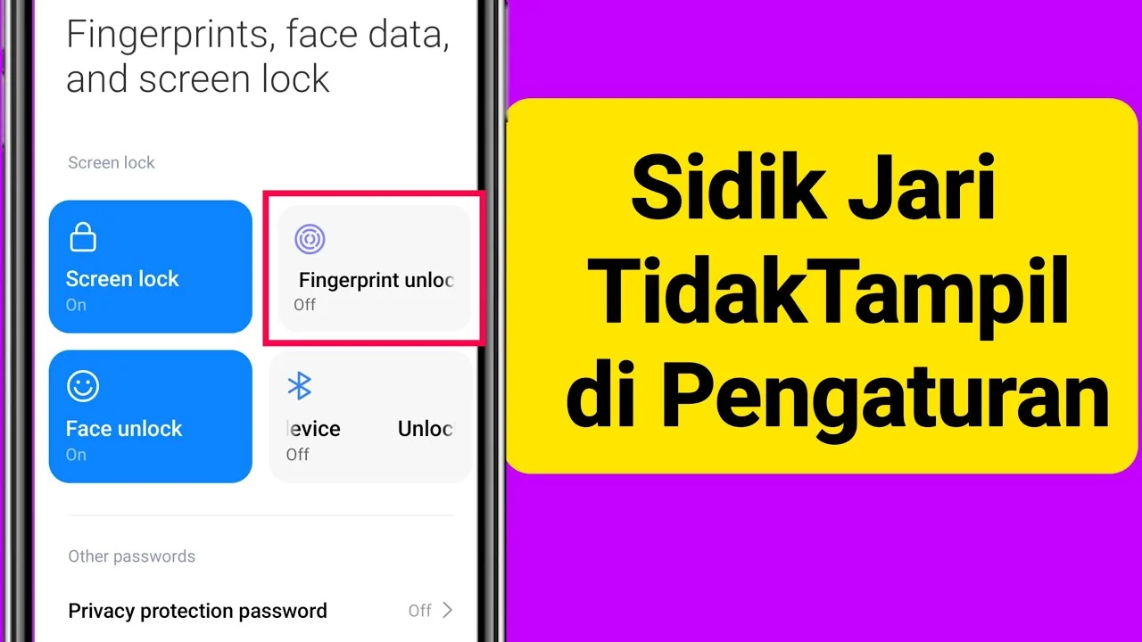 sidik jari tiba tiba hilang dari pengaturan – Penyebab, Solusi & Analisis Teknis