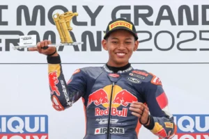 Veda Ega Pratama Cetak Sejarah di Moto3 Brasil 2026, Target Podium di Amerika Serikat