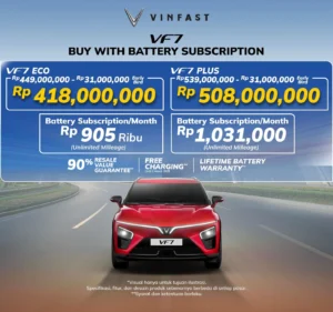 VinFast Tawarkan Gratis Langganan Baterai 2 Tahun, Peluang Besar bagi Pengguna EV di Indonesia