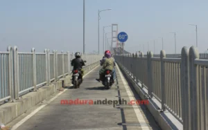 Akses Jembatan Suramadu Ditutup Sementara, Pengujian Beban Dinamis Dilakukan dengan Skema Buka‑Tutup 2‑3 Menit