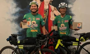 Azrul Ananda Tuntaskan 821 Km Gowes 3 Hari, Buktikan Loyalitas pada Persebaya di GBK