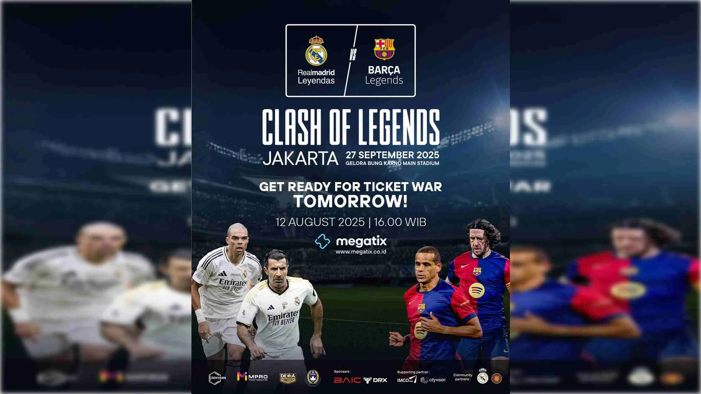 Barca Legends Hajar DRX World Legends 3-0: Pertandingan Legendaris yang Mengguncang GBK