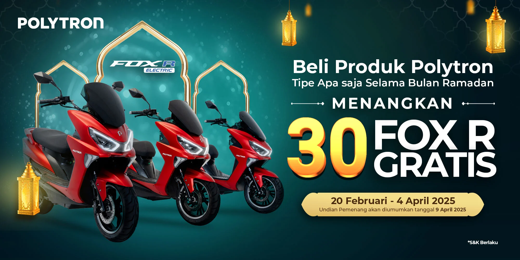 Bebas Antre BBM, Motor Listrik Polytron Fox‑R Janjikan Hemat Hingga Rp 4,4 Juta per Tahun