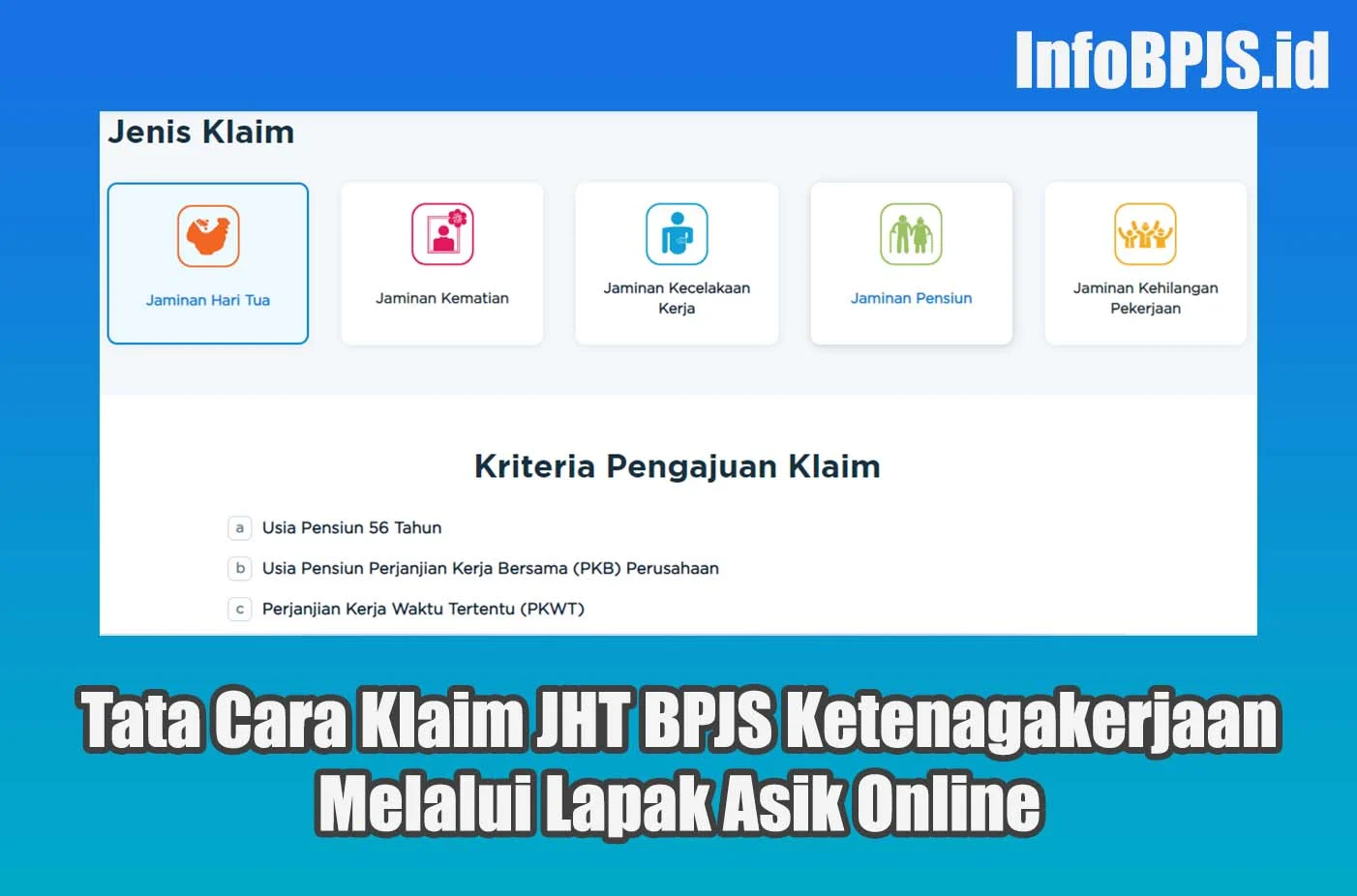 Cara Klaim JHT BPJS Ketenagakerjaan Hingga 100% Secara Online: Panduan Lengkap lewat Lapak Asik
