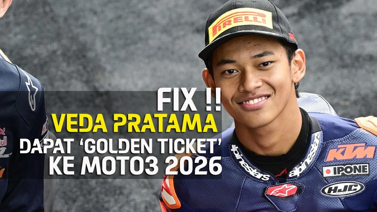 Dramatis! Veda Ega Pratama Raih Tiket Q2 Moto3 Amerika 2026 Usai Crash Menggemparkan