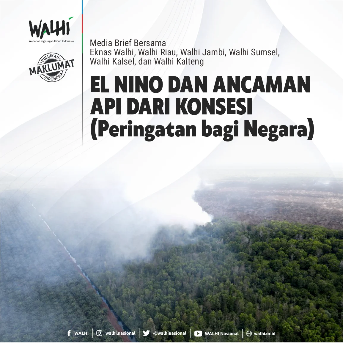 Hukum Tumpul Membiarkan Api Karhutla Berkobar: Ancaman Godzilla El Nino 2026 Mengintai Indonesia