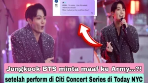 Jungkook BTS Minta Maaf Setelah Live Kontroversial: Pengakuan Mengejutkan yang Mengguncang ARMY