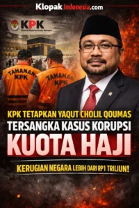 KPK Tetapkan Empat Tersangka Baru dalam Kasus Korupsi Kuota Haji 2023‑2024, Salah Satunya Terdeteksi di Arab Saudi