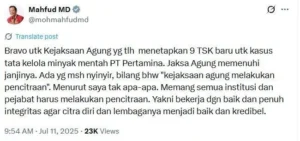 Mahfud MD Kecam Penetapan Tipikor pada Amsal Sitepu: Tuduhan Kecerobohan Kejaksaan