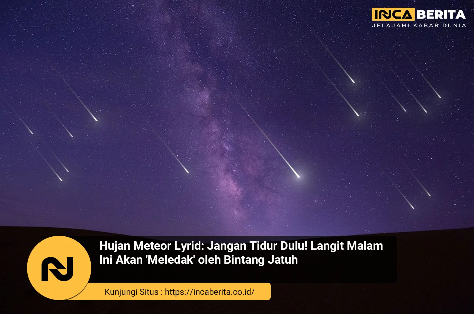Misteri Komet: Dari Hujan Meteor Lyrid hingga Ancaman Sampah Antariksa bagi Indonesia