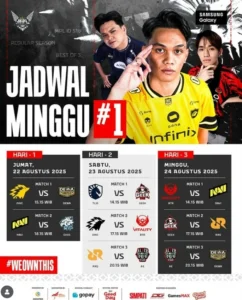 MPL ID S17 Week 3: Jadwal Panas, Onic Tambah Bintang Baru, dan Klasemen Pekan 2 Mengguncang