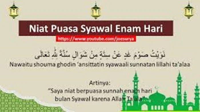 Niat Puasa Syawal 6 Hari 2026: Batas Akhir, Tata Cara, dan Keutamaan