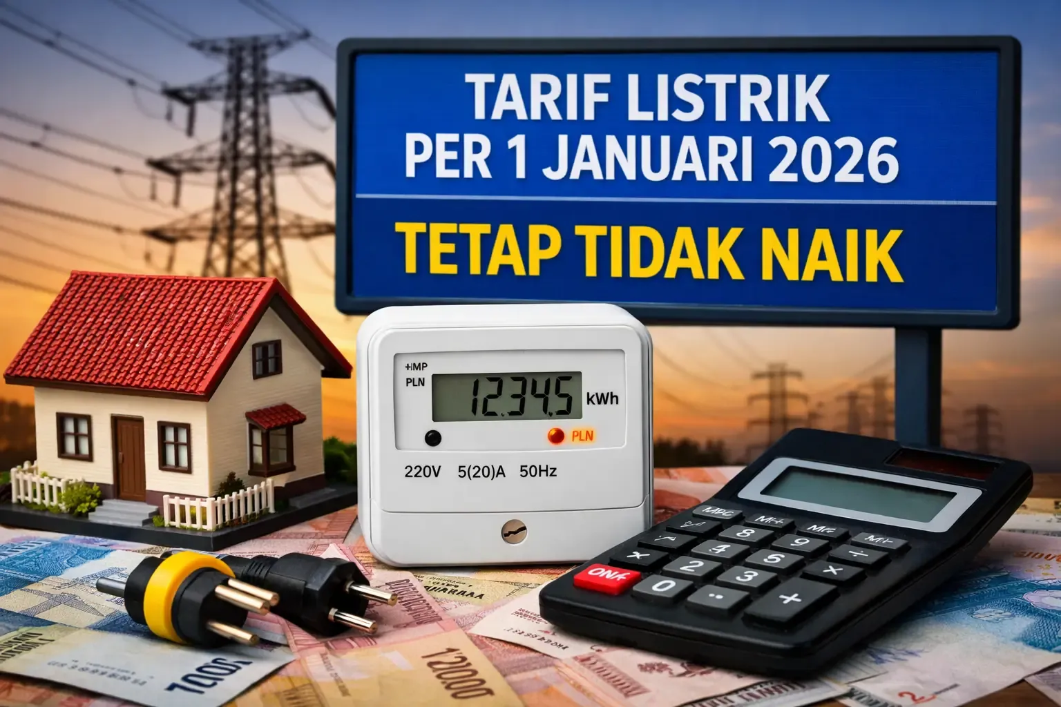 Tarif Listrik PLN Triwulan II 2026 Tetap Tanpa Kenaikan, Pemerintah Jamin Stabilitas Energi