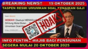 Taspen Tegaskan Tidak Ada Kenaikan Gaji Pensiunan PNS 2026, Warga Diminta Verifikasi Informasi dan Jaga Data Pribadi