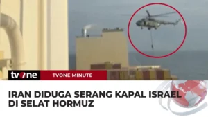 Tegangan Memuncak: Iran Serang Kapal Terafiliasi Israel di Selat Hormuz, AS Siapkan Blokade
