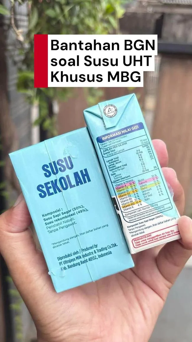 Viral Susu MBG di Minimarket Kendal: BGN Beri Klarifikasi dan Produsen Ultrajaya Jawab