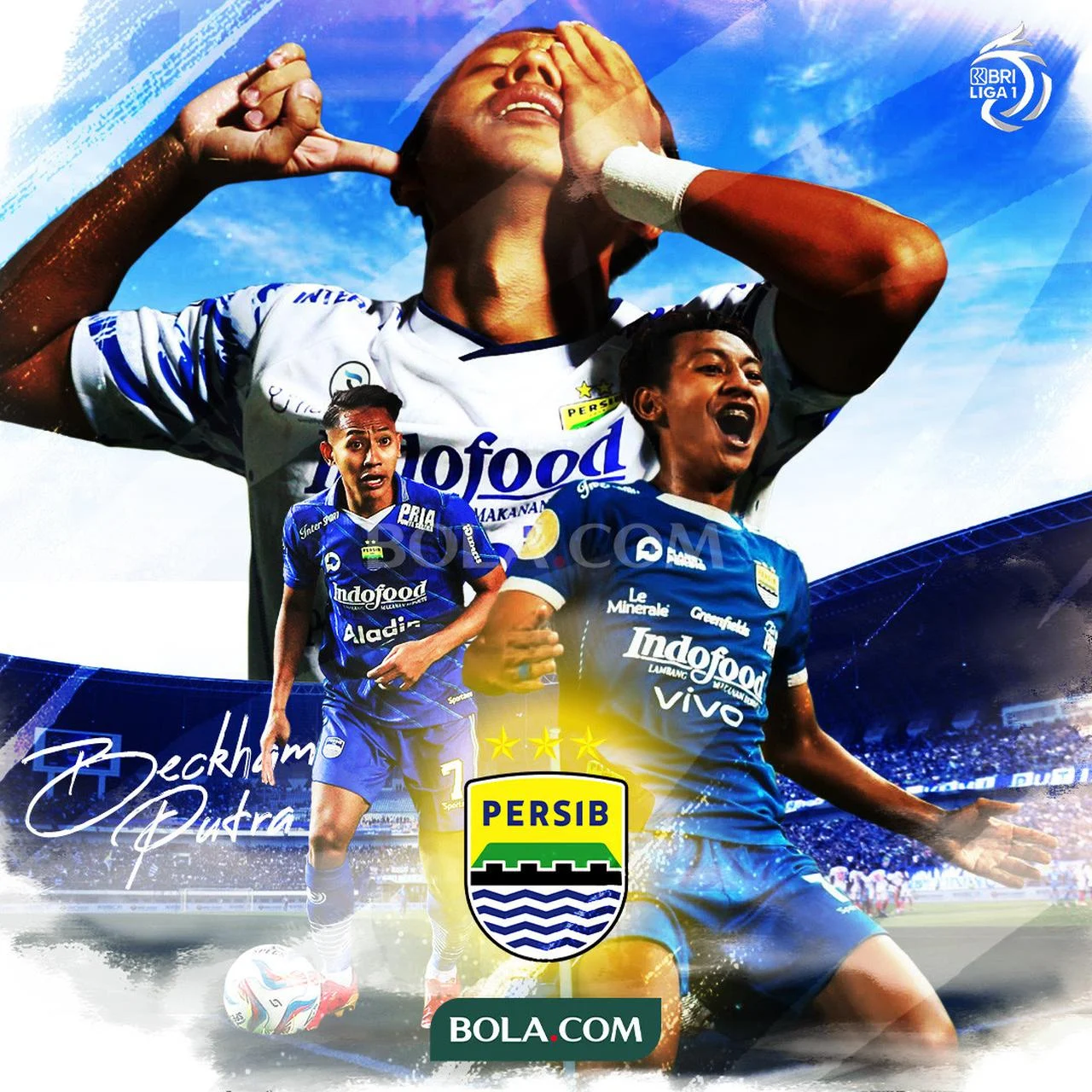 Beckham Putra dan Persib Bandung Raih Hattrick Juara Super League