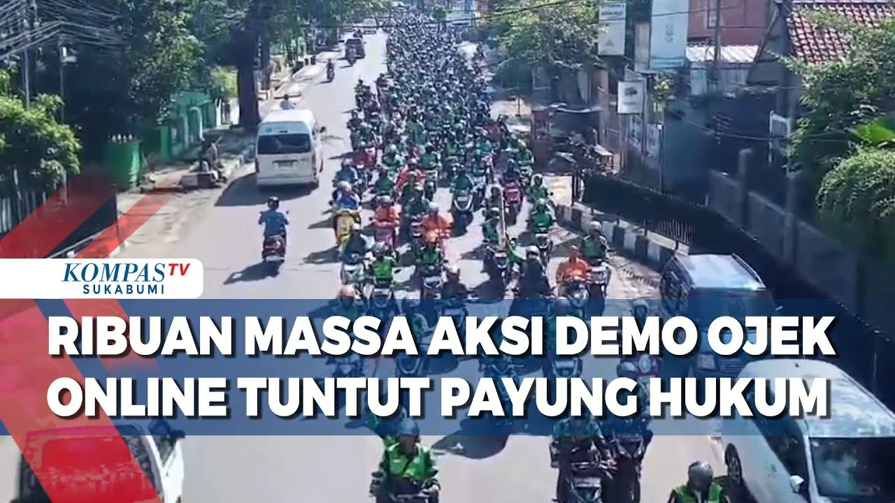 Ojek Online Menggelar Aksi Demo, Tuntut Payung Hukum dan Aturan Tarif