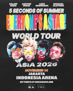 5 Seconds of Summer Tambah Konser Encore di Jakarta 2026